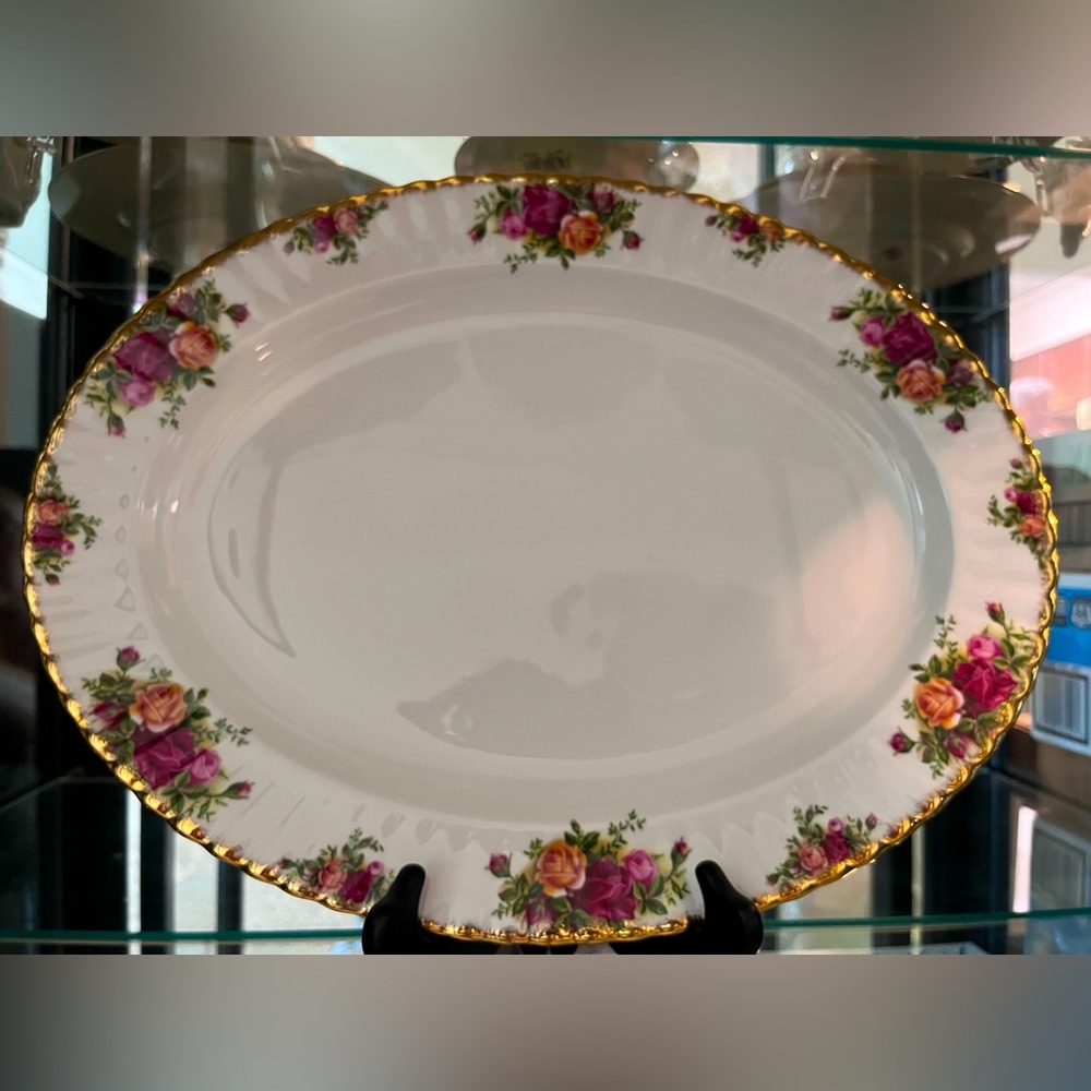 Rose Lenox Platter 16.25 inches